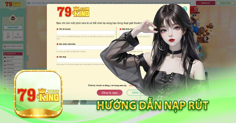 Hướng dẫn nạp rút