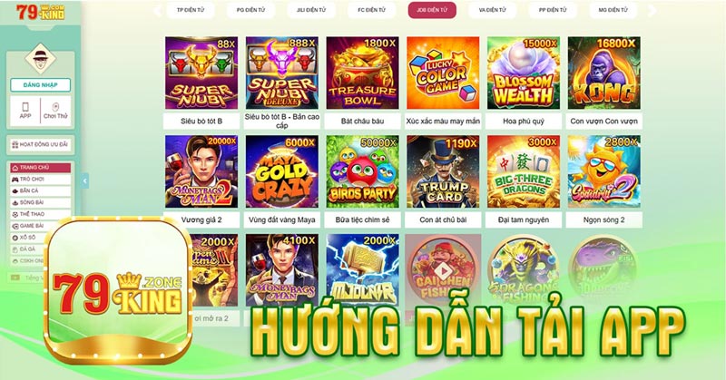 Hướng dẫn tải app