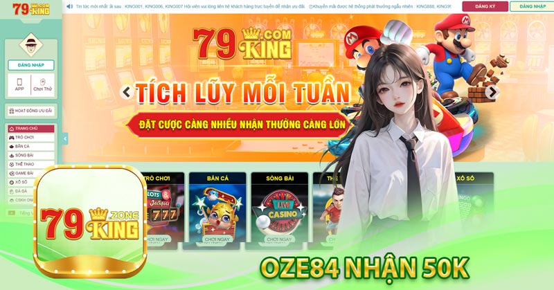 Oze84 nhận 50k