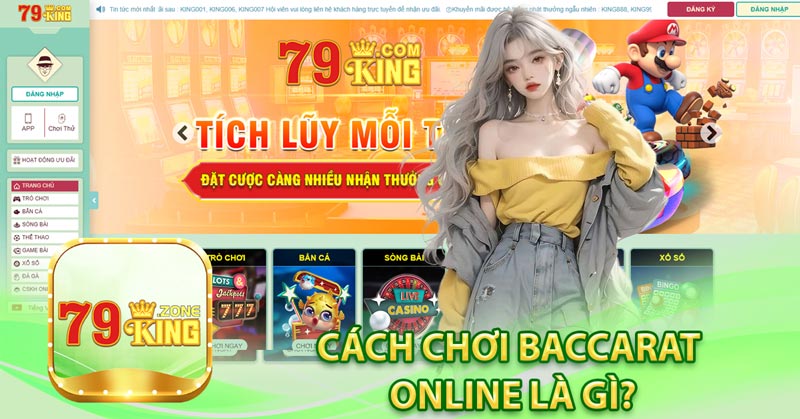 Cách chơi baccarat online