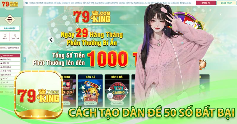 Dàn Đề 50 Số Bất Bại