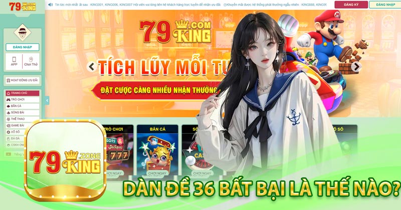 Dàn đề 36 số rồng bạch kim