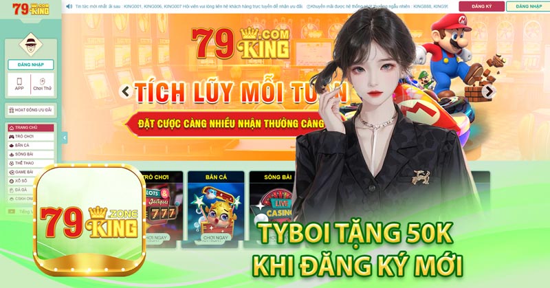 Tyboi tặng 50k